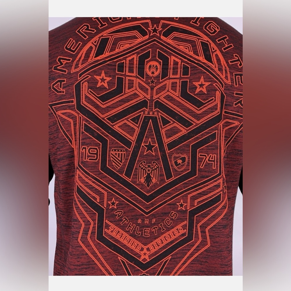 AMERICAN FIGHTER Men's Pullover MD HAWTHORN Mock Neck Premium MMA - Picture 4 of 10